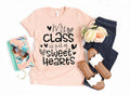 Teacher Shirt: Vintage Rainbow, Sweet Hearts Class