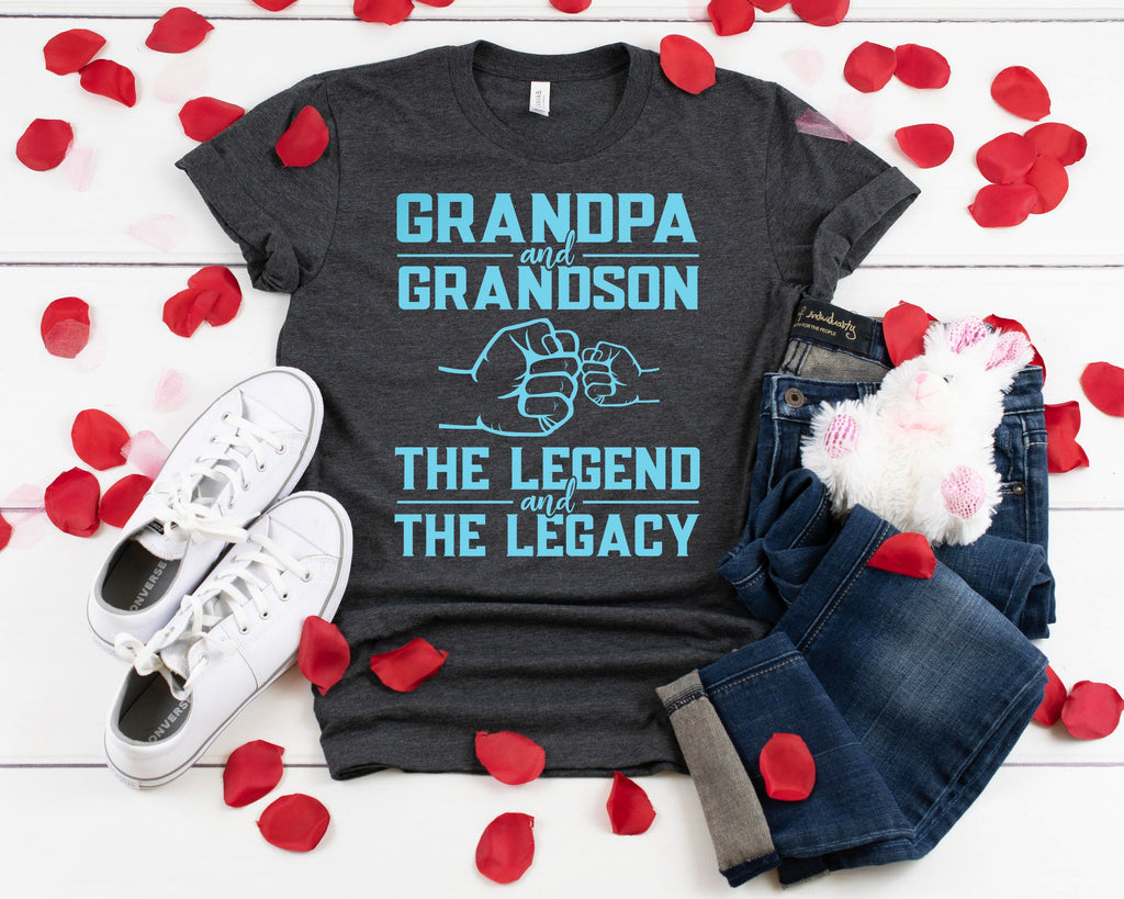 Grandpa and Grandson Shirt: Father's Day Matching Papa Tee