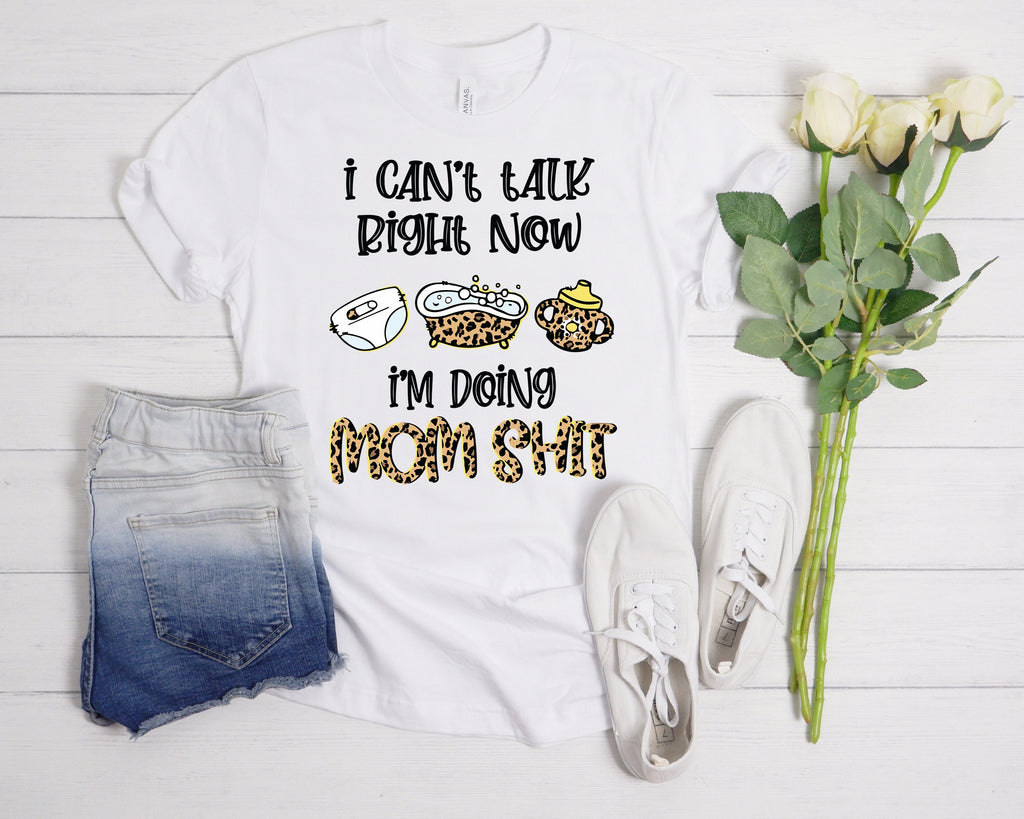 Leopard Mom Shit Shirt, Mother's Day Gift