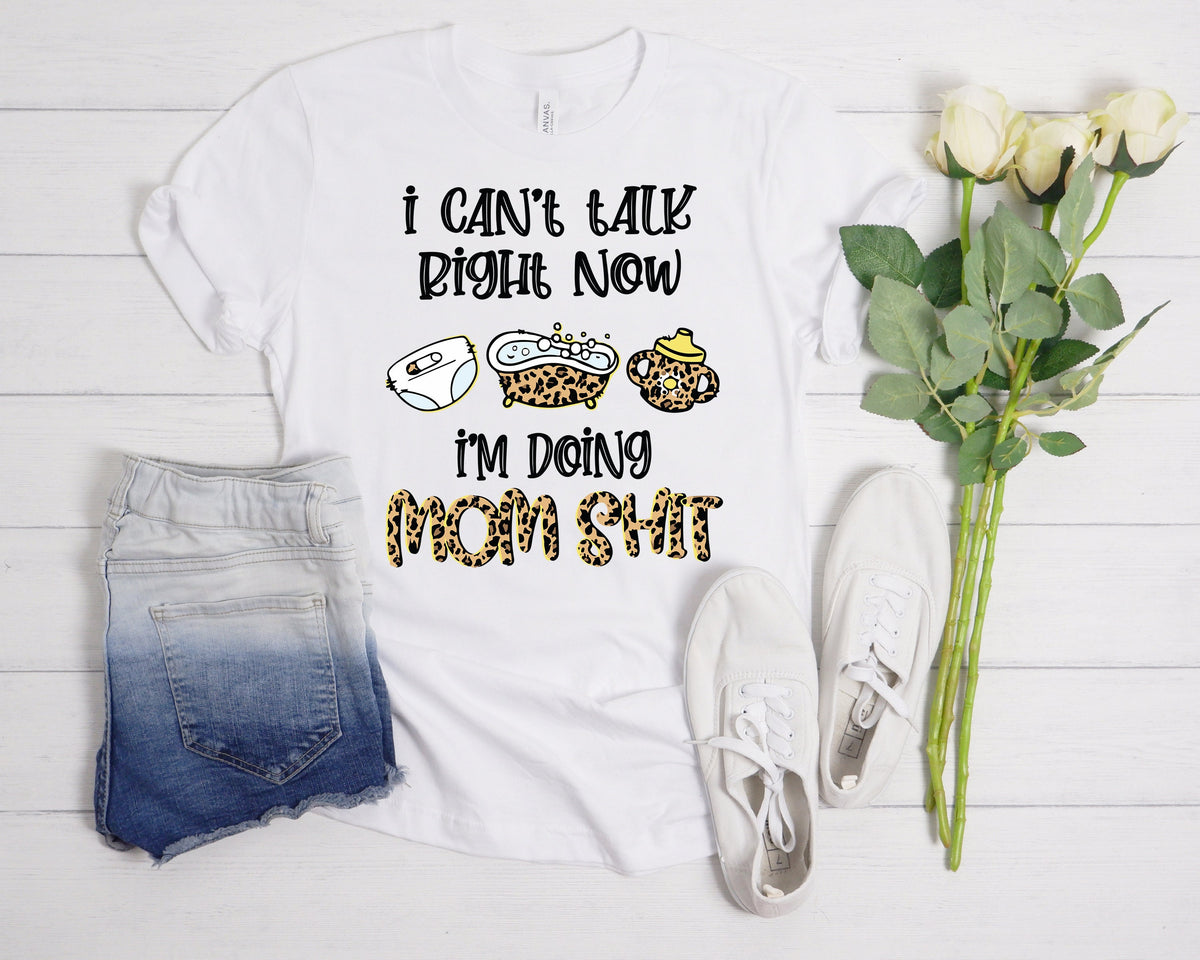 Leopard Mom Shit Shirt, Mother's Day Gift