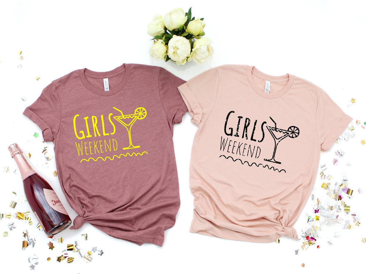 Girls Weekend T-Shirt: Vacation Trip Matching Shirts