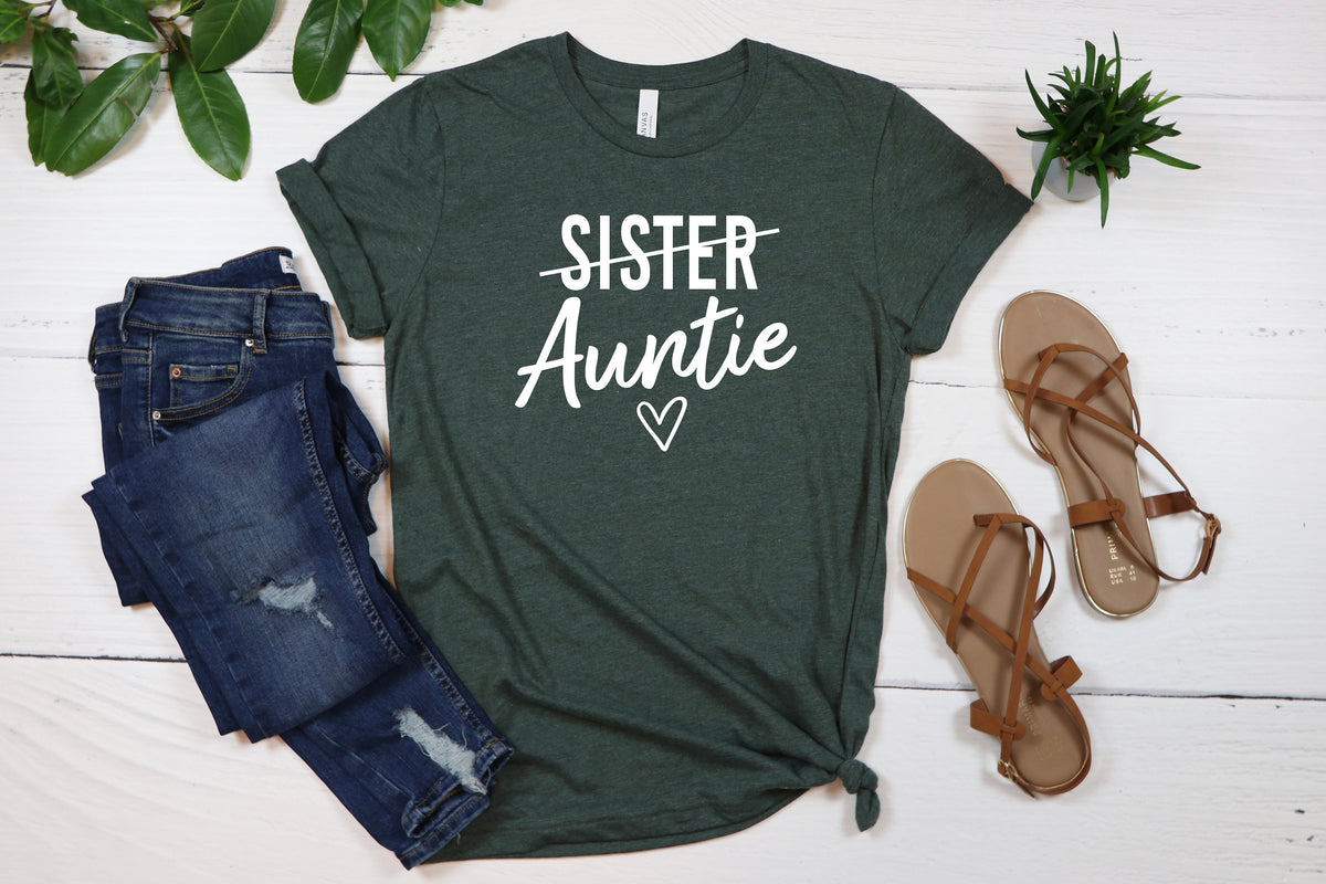 Auntie T-Shirt, Mother's Day Gift, Aunt Gift