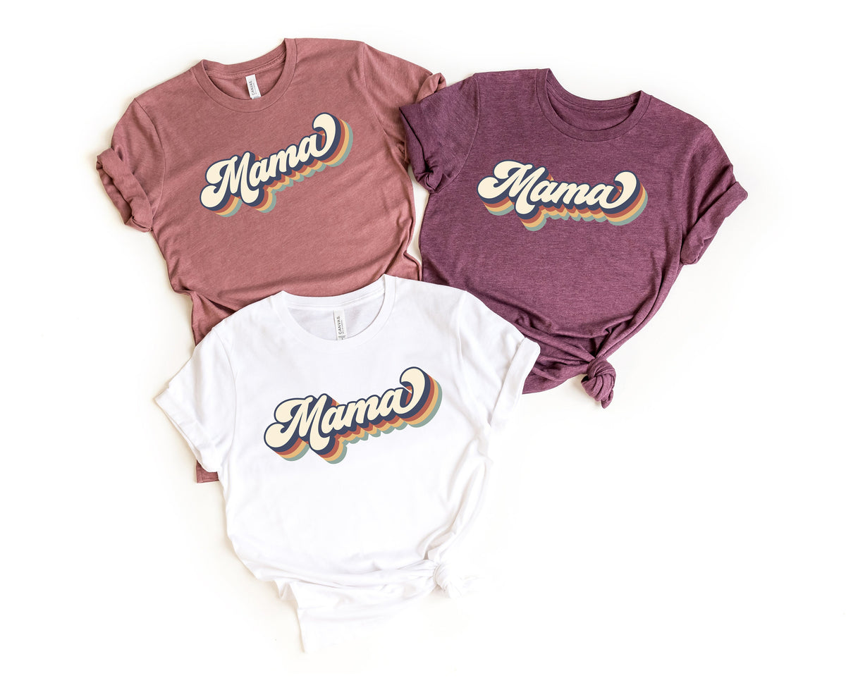 Retro Mama Shirt: Gift for Mom, Mother's Day Tee