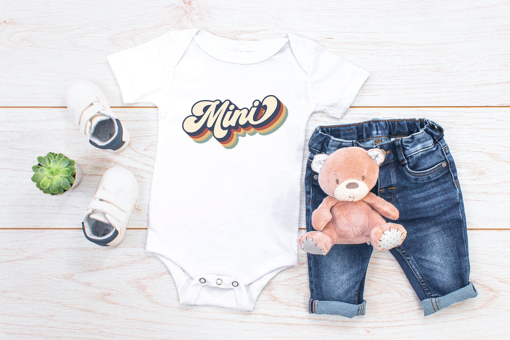 Retro Mama Mini Shirt: Matching Mommy and Me Outfit