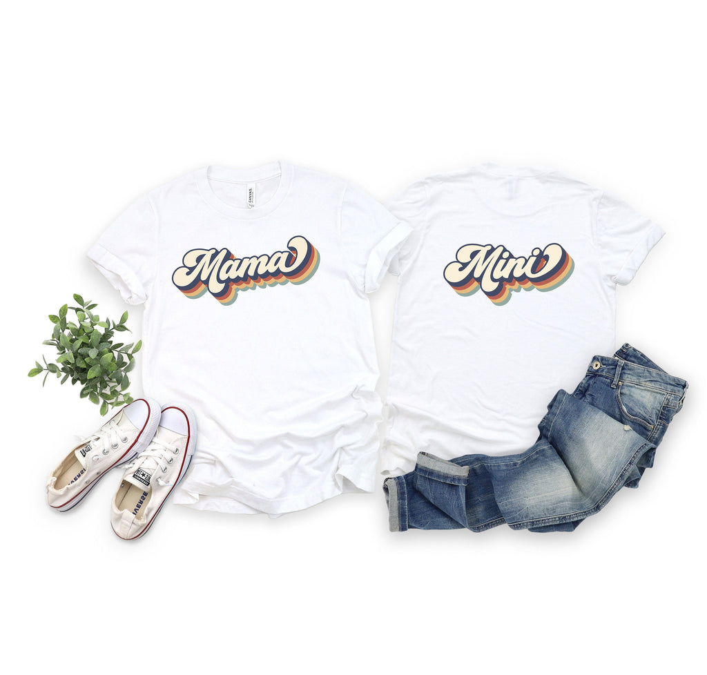 Retro Mama Mini Shirt: Matching Mommy and Me Outfit