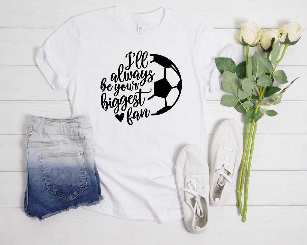 Soccer Mom Shirt: Biggest Fan Tee, Grunge Style
