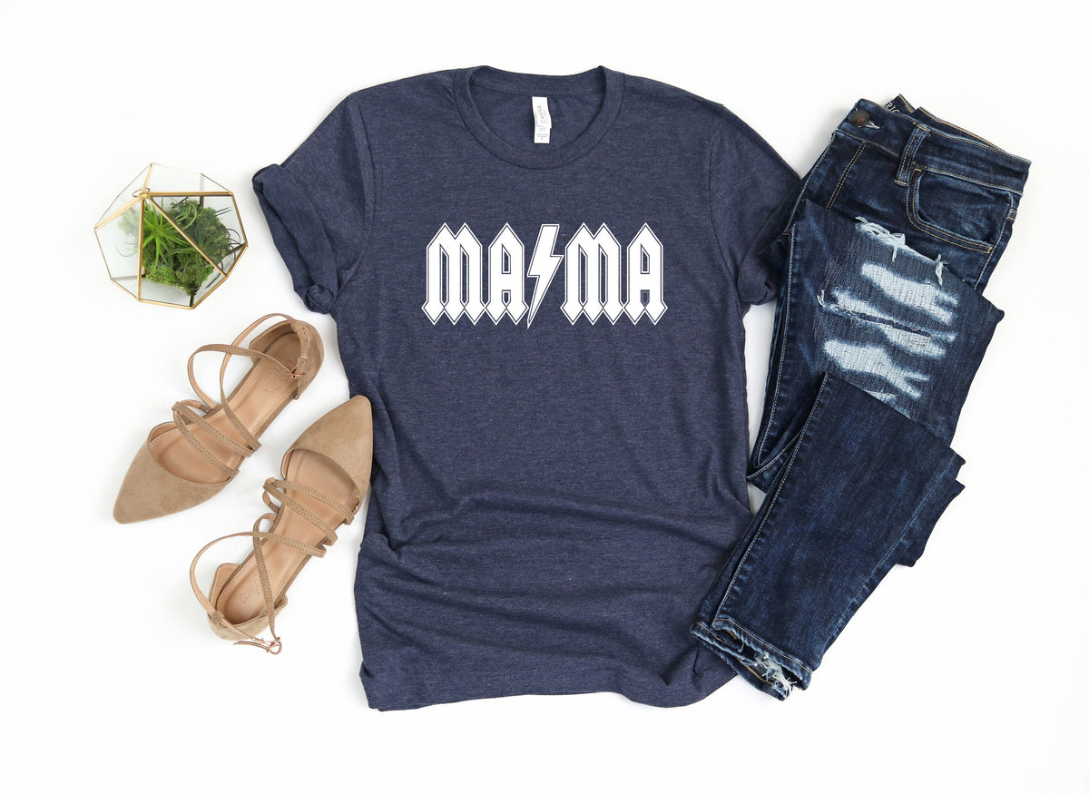 Rocker Mama T-Shirt, Graphic Tee, Mother's Day Apparel