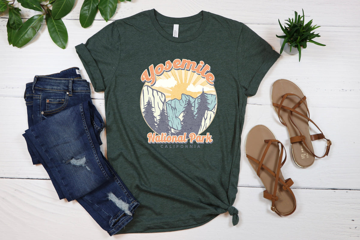 Yosemite National Park Shirt: Camping Hiking Souvenir