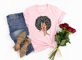 Afro Woman T-Shirt: Powerful Black Girl Magic, Afrocentric Tee