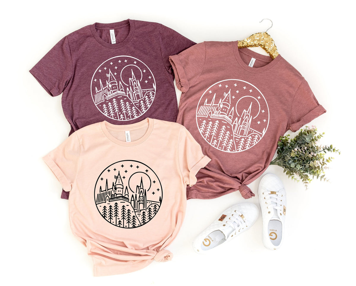 Fantasy Castle T-Shirt: Wizarding World Gift