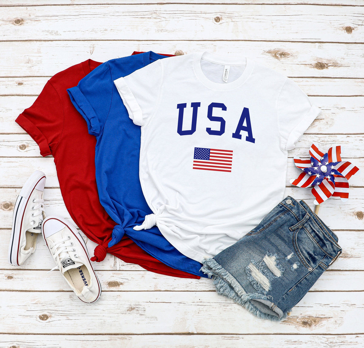 Custom USA Flag Shirt: Patriotic Family Matching 4th of July