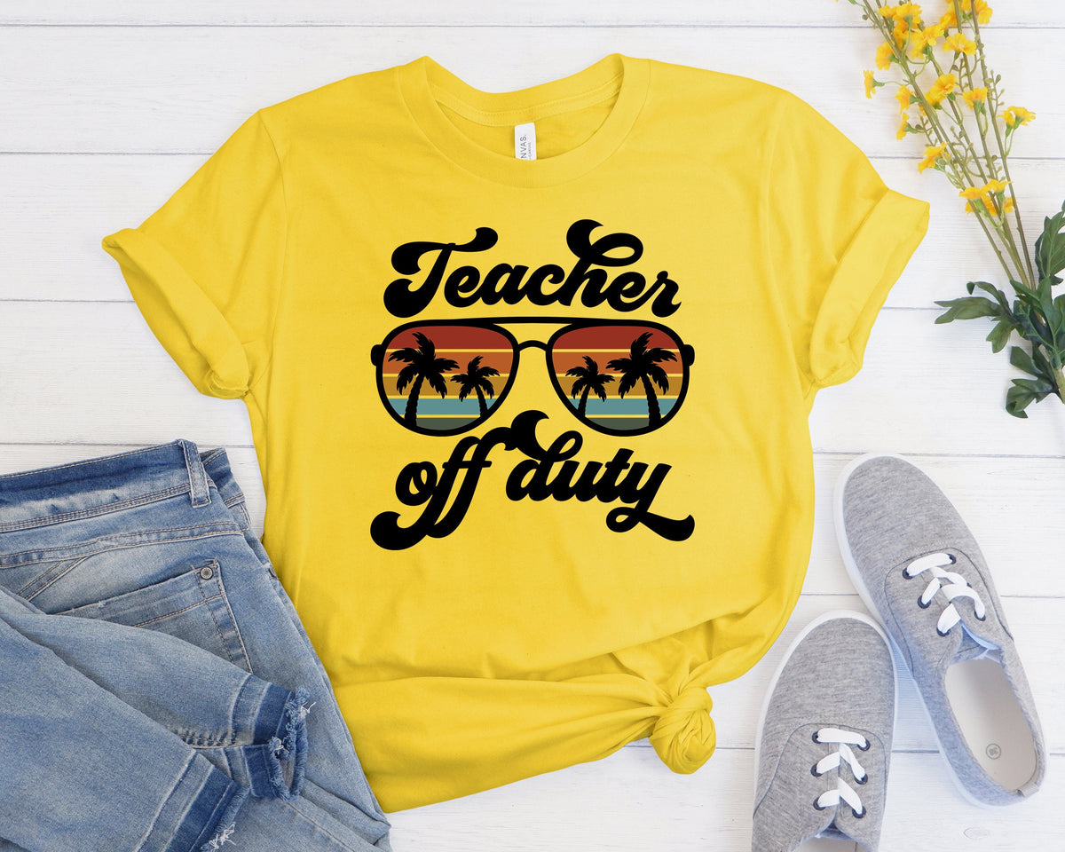 Teacher Off Duty Shirt: Summer Vacation Tee