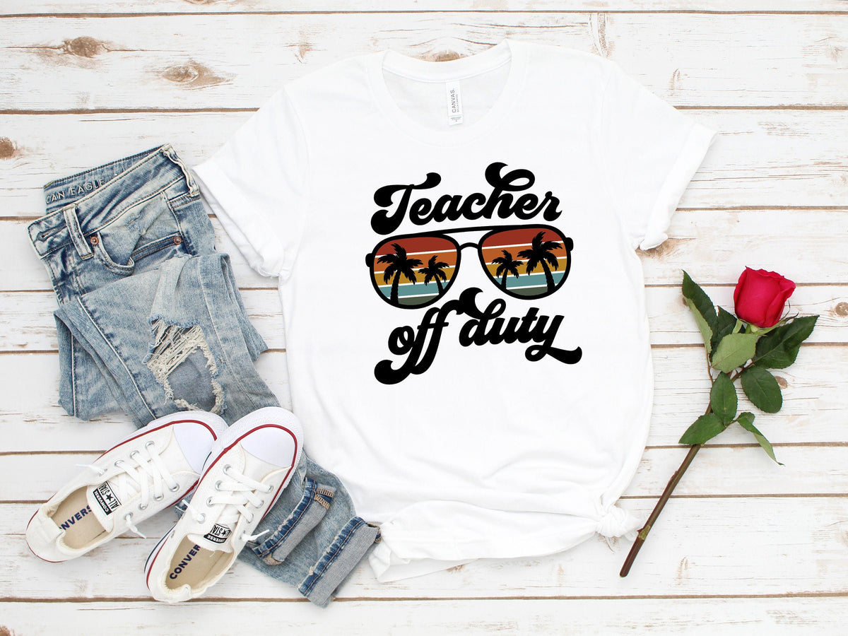 Teacher Off Duty Shirt: Summer Vacation Tee