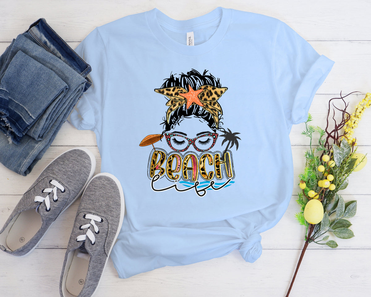 Beach Life Shirt: Summer Vibes Vacation Tee