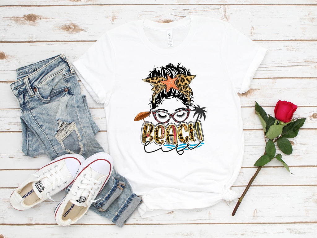 Beach Life Shirt: Summer Vibes Vacation Tee