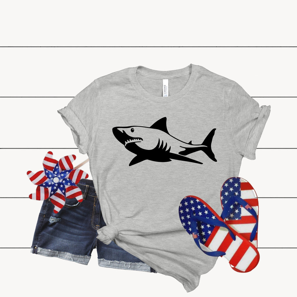 Funny Shark Graphic T-Shirt