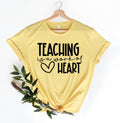 Teaching is a Work of Heart Shirt, Teacher Gift