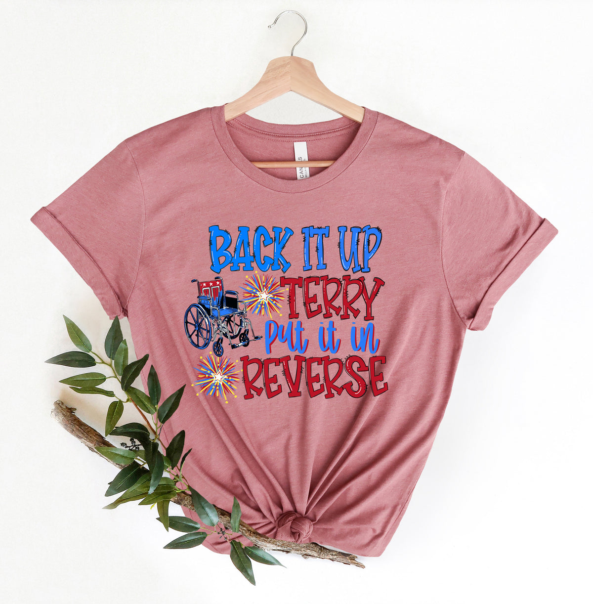 Put It In Reverse Terry Shirt: Funny 4th of July Tee