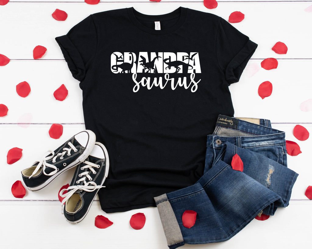 Grandpa Saurus T-Shirt: Dinosaur Grandpa Gift