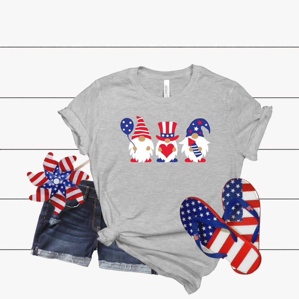 4th of July Gnomes Shirt: Patriotic Independence Day Gift