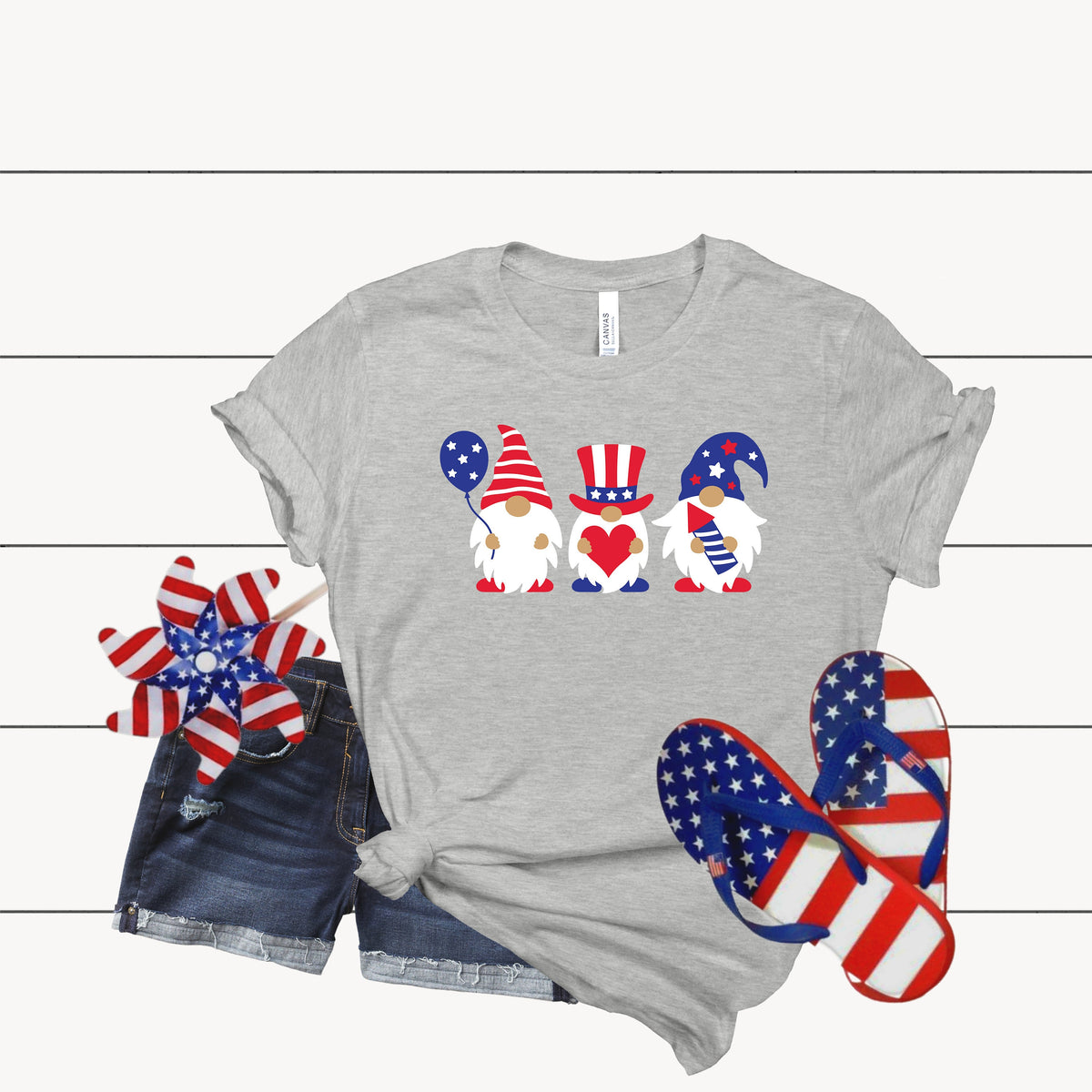 4th of July Gnomes Shirt: Patriotic Independence Day Gift