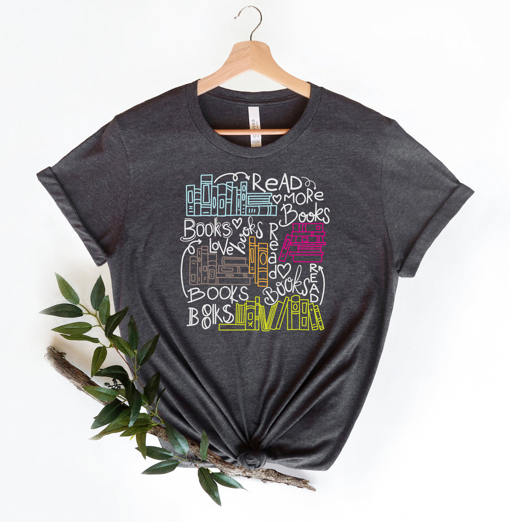 Read More Books T-Shirt: Book Lover Gift
