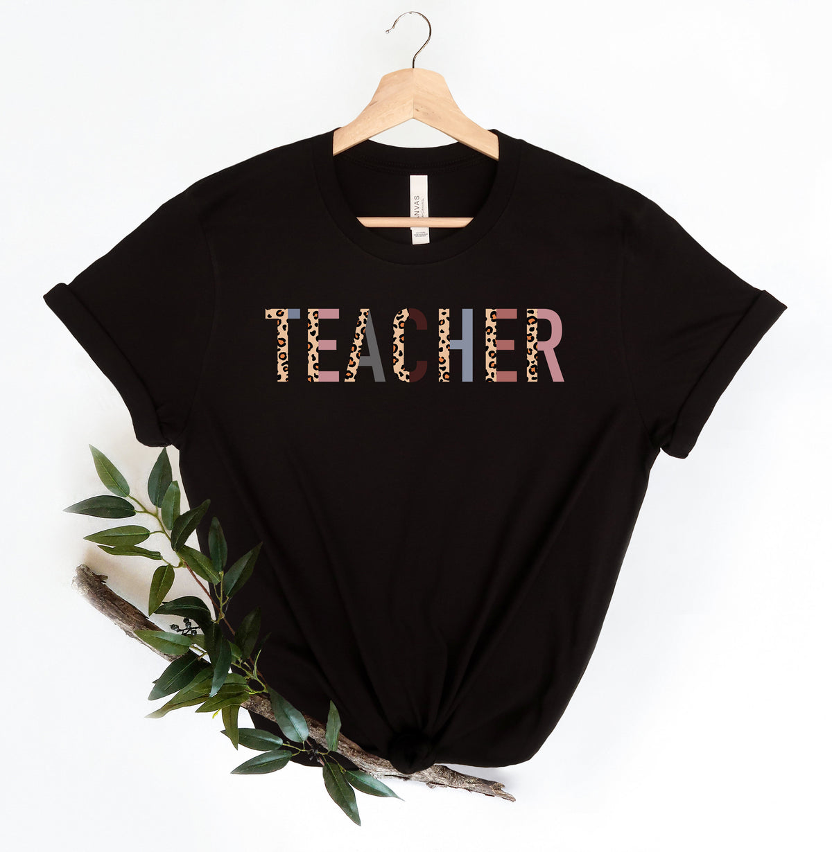 Leopard Teacher Shirt: Back To School Raglan Baseball Tee