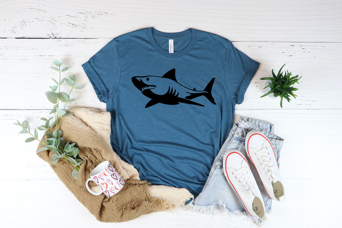 Funny Shark Graphic T-Shirt
