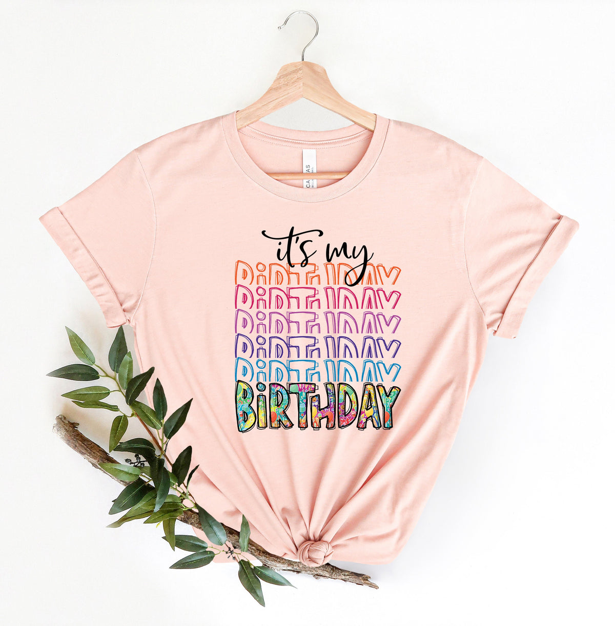 Hand-Drawn It's My Birthday Shirt: Party Gift