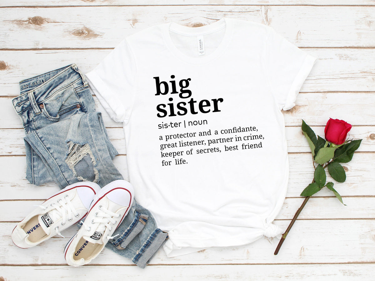 Big Sister T-Shirt: Pregnancy Announcement Tee