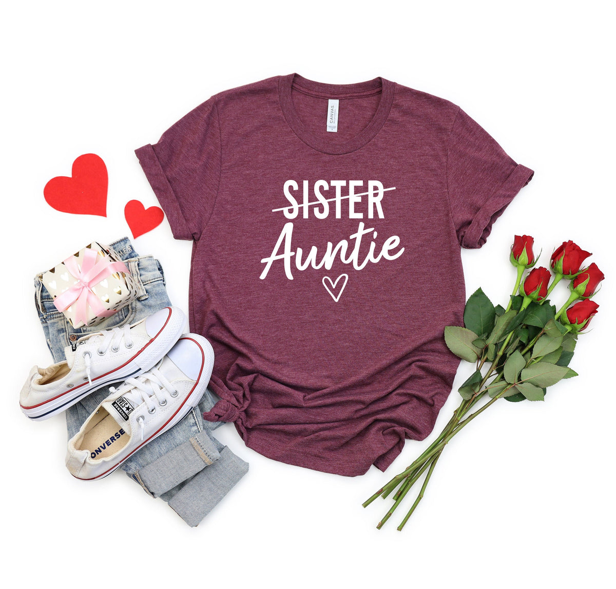 Auntie T-Shirt, Mother's Day Gift, Aunt Gift