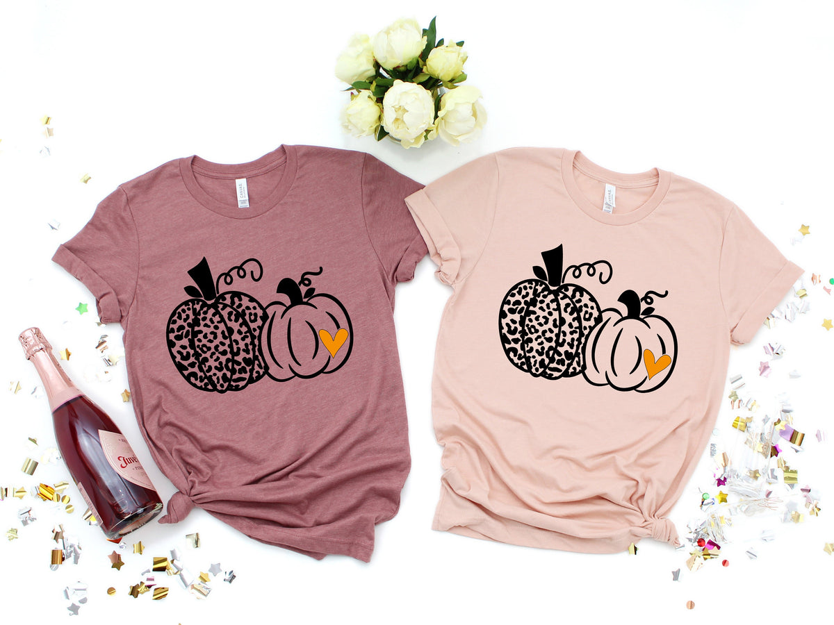 Leopard Pumpkin Thanksgiving Shirt: Cheetah Fall Tee