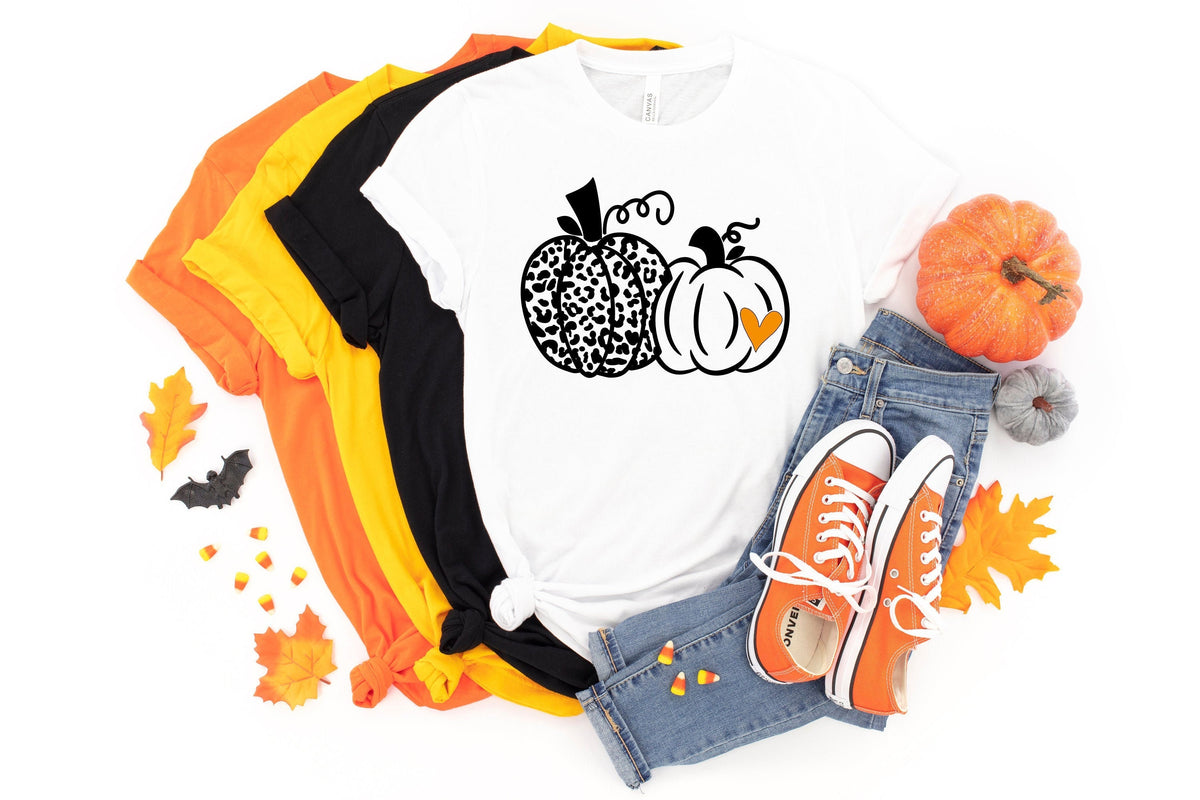 Leopard Pumpkin Thanksgiving Shirt: Cheetah Fall Tee