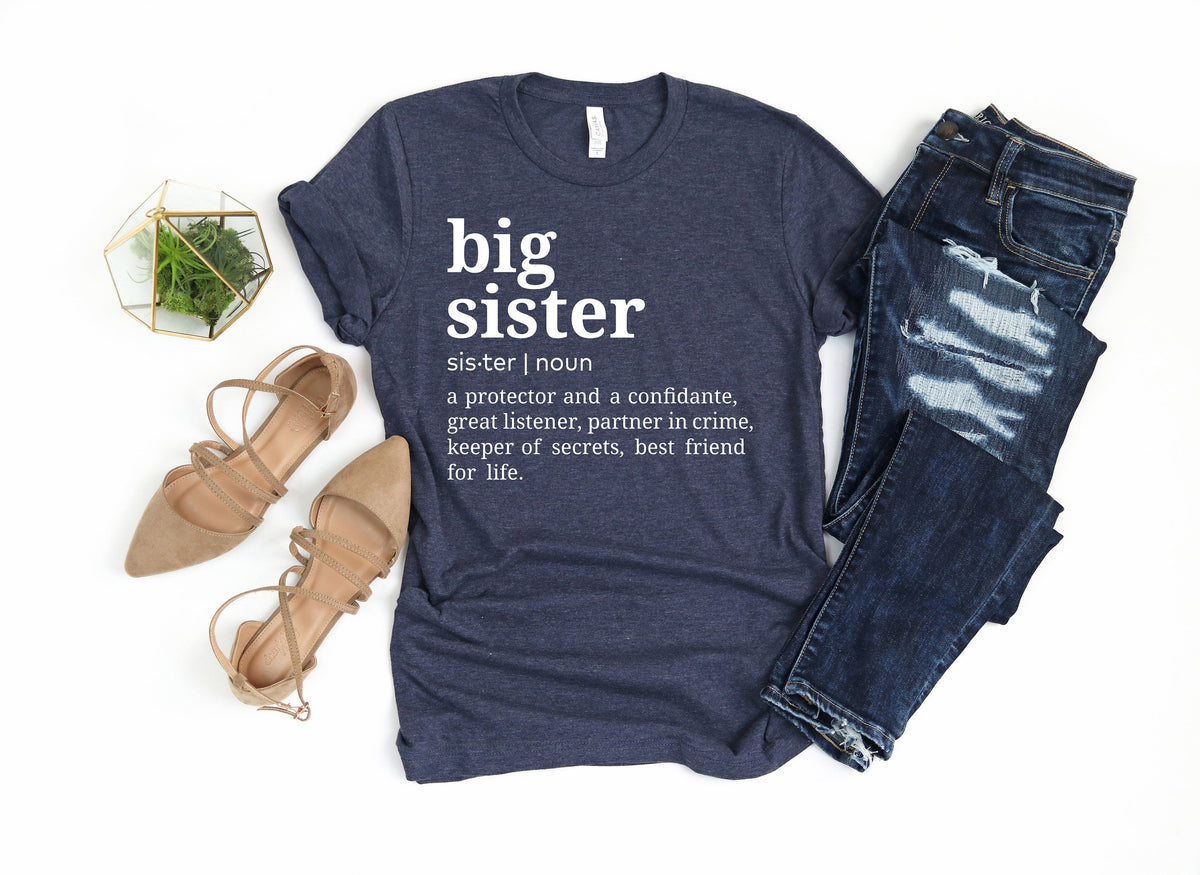 Big Sister T-Shirt: Pregnancy Announcement Tee