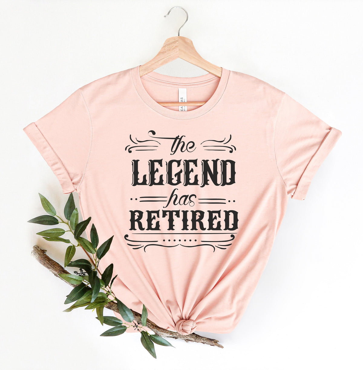 The Legend Has Retired T-Shirt: Funny Retirement Gift