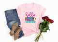 Hello Kindergarten Shirt: Back To School Teacher Tee