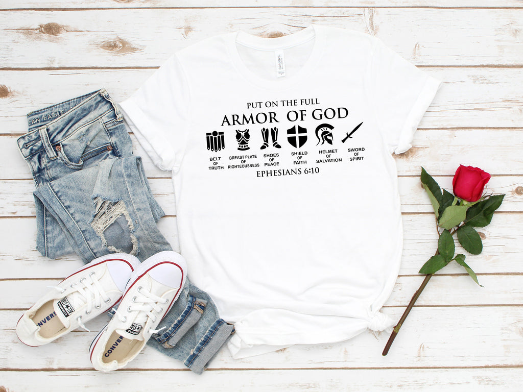 Put on The Full Armor of God Shirt, Ephesians Shirt, Knight Shirts