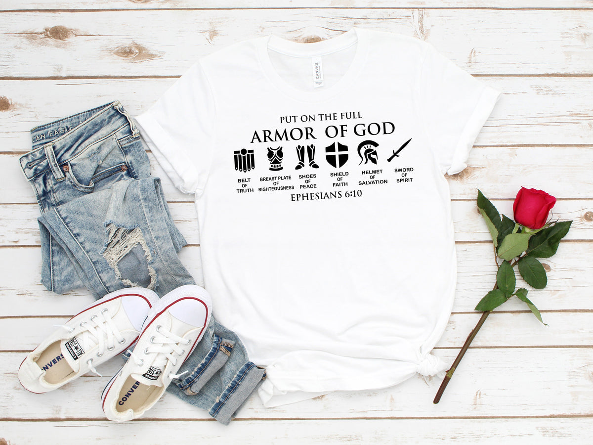 Put on The Full Armor of God Shirt, Ephesians Shirt, Knight Shirts