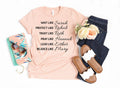 Christian Women Bible Verse Shirt: Sarah, Rahab, Ruth