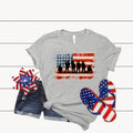 American Soldier Freedom Flag Shirt: Support Our Troops