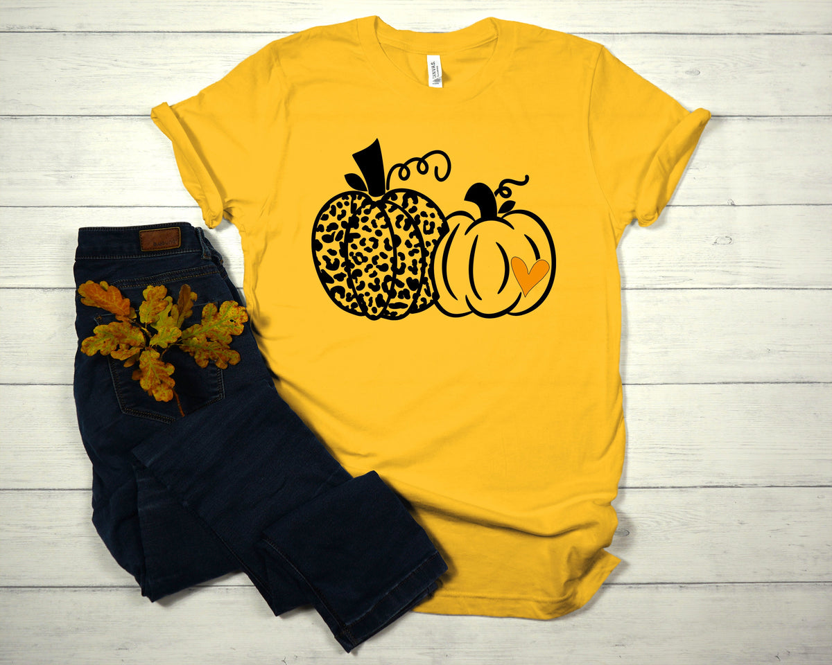 Leopard Pumpkin Thanksgiving Shirt: Cheetah Fall Tee