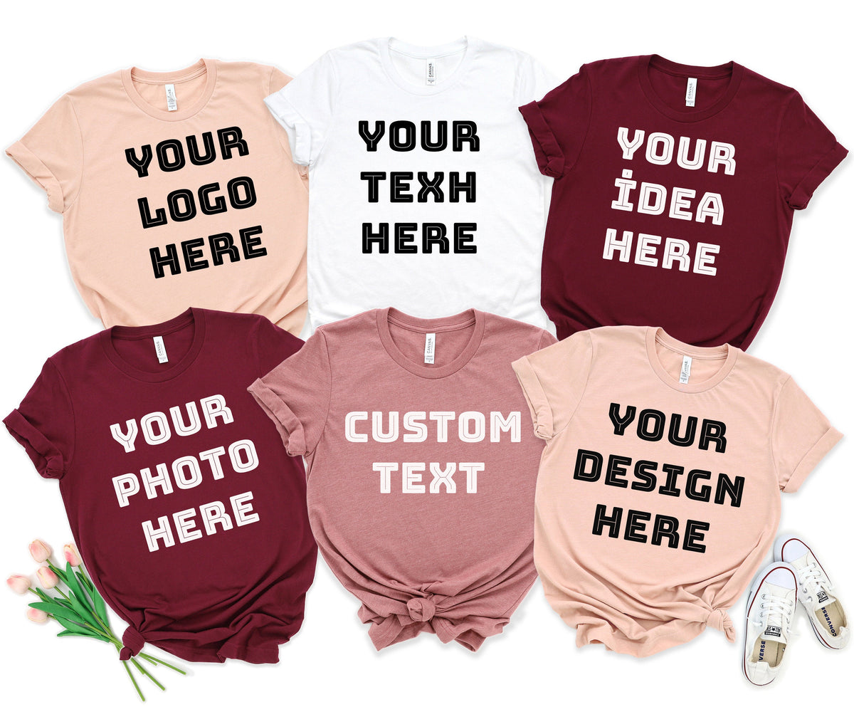 Personalized Photo Shirt: Custom Text & Design
