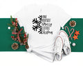 Merry Little Christmas Shirt: Women's Holiday Tee