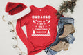 Custom Text Ugly Christmas Sweatshirt: Holiday Sweater