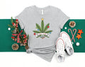Custom 'Merry Juana' Christmas Weed Leaf Shirt, Stoner Gift