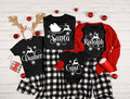 Reindeer Christmas Party Shirts: Santa, Dasher, Rudolph & Cupid