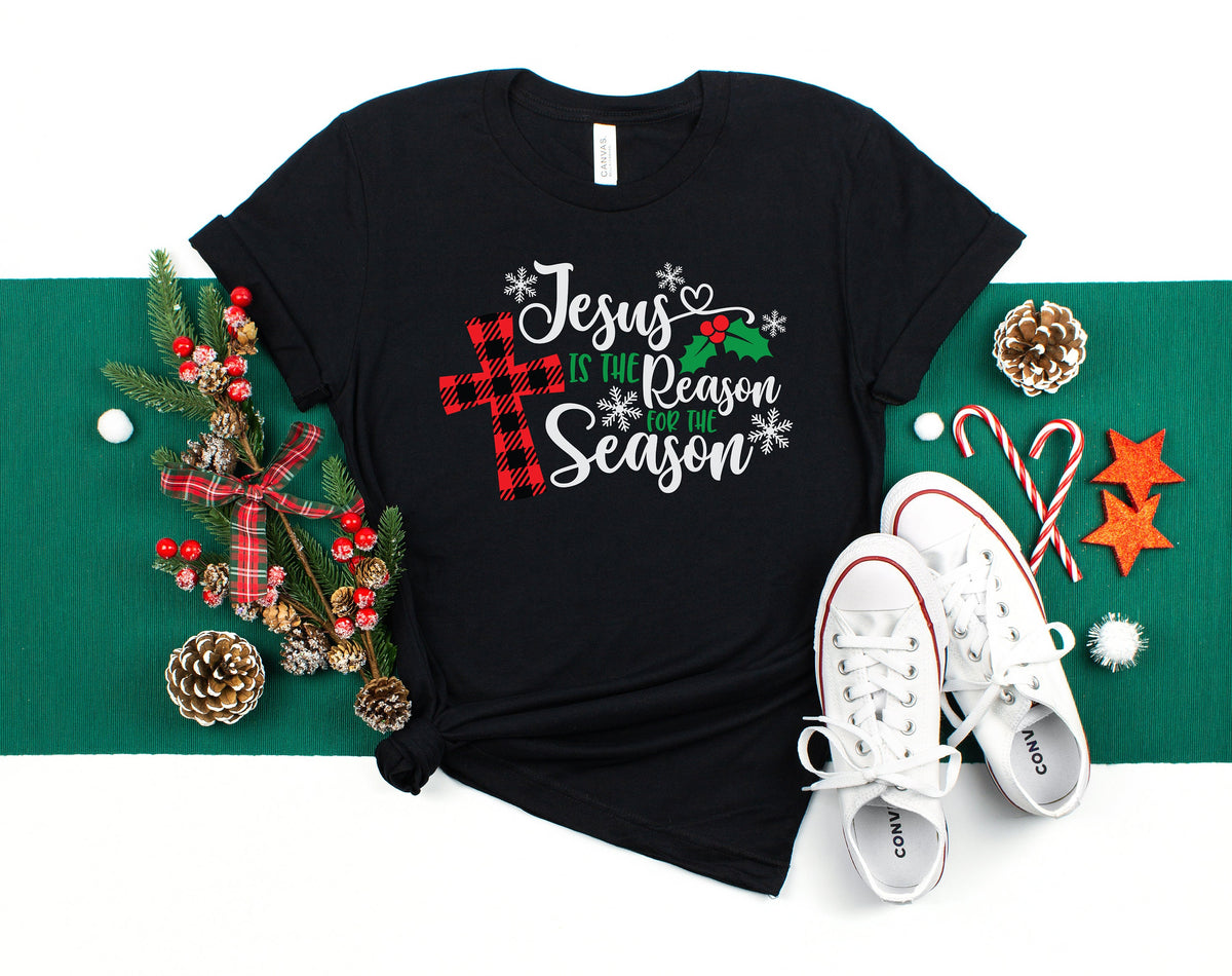 Jesus Is The Reason For The Season Shirt: Christmas Family Matching