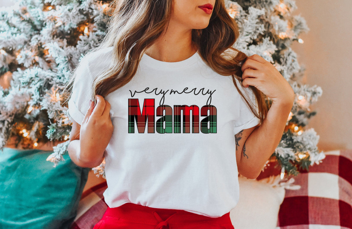 Buffalo Plaid Christmas Shirt: Very Merry Family Matching Tee