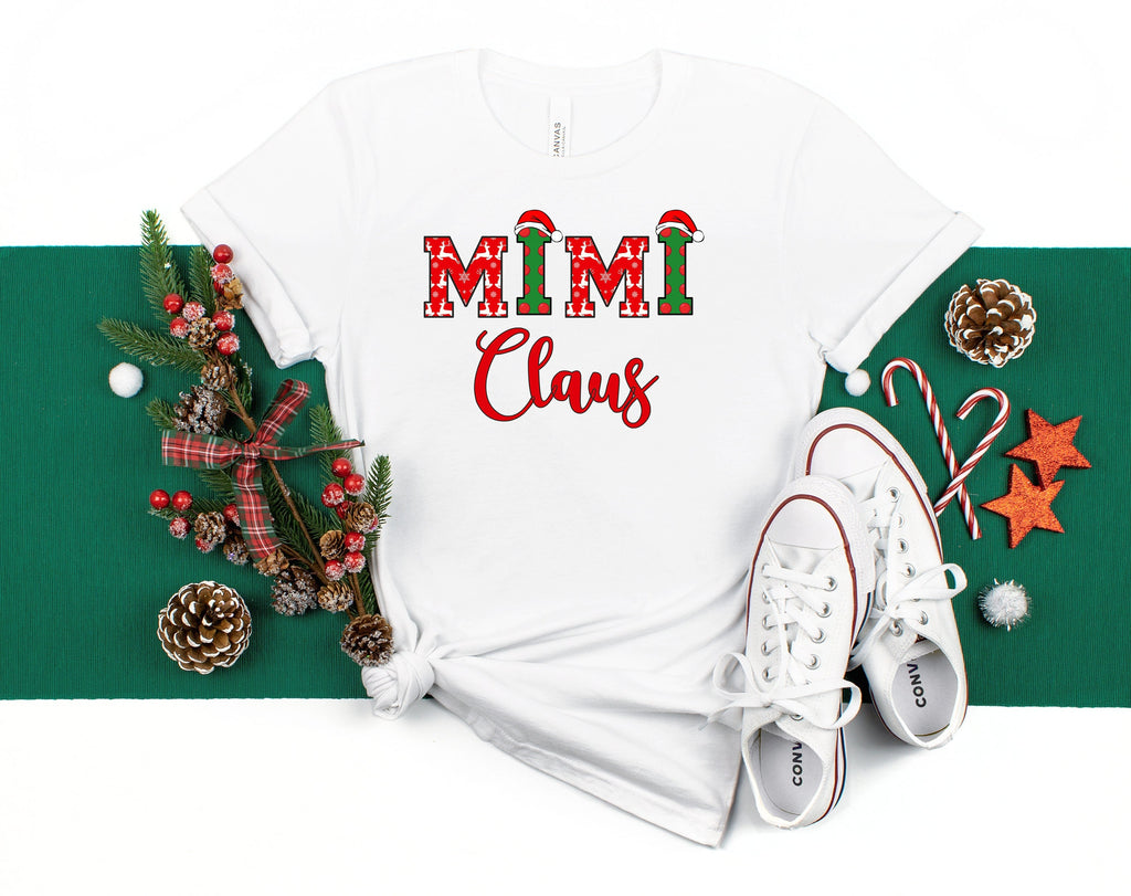 Mimi Claus Christmas Shirt: Grandmother Xmas T-Shirt