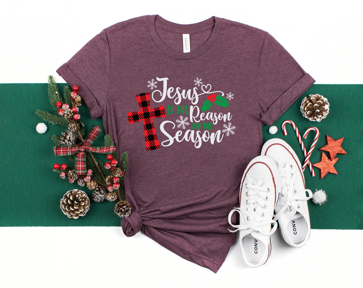 Jesus Is The Reason For The Season Shirt: Christmas Family Matching